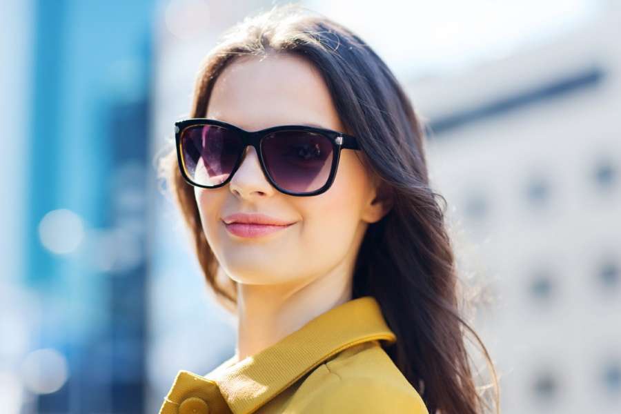 Woman in shades