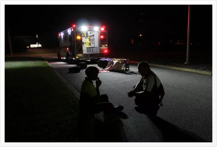 The common symptoms associated with haemophobia traumatic-road-traffic-accident-scene