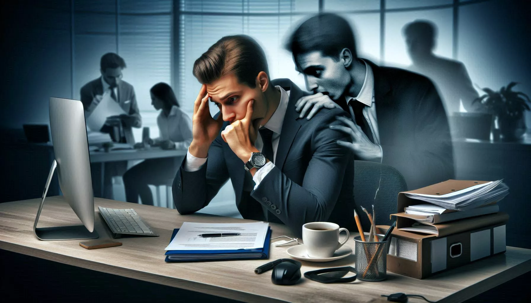 Imposter Sydrome Office Worker